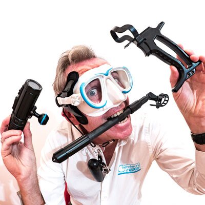 Fabrice teste les accessoires de la vaquita