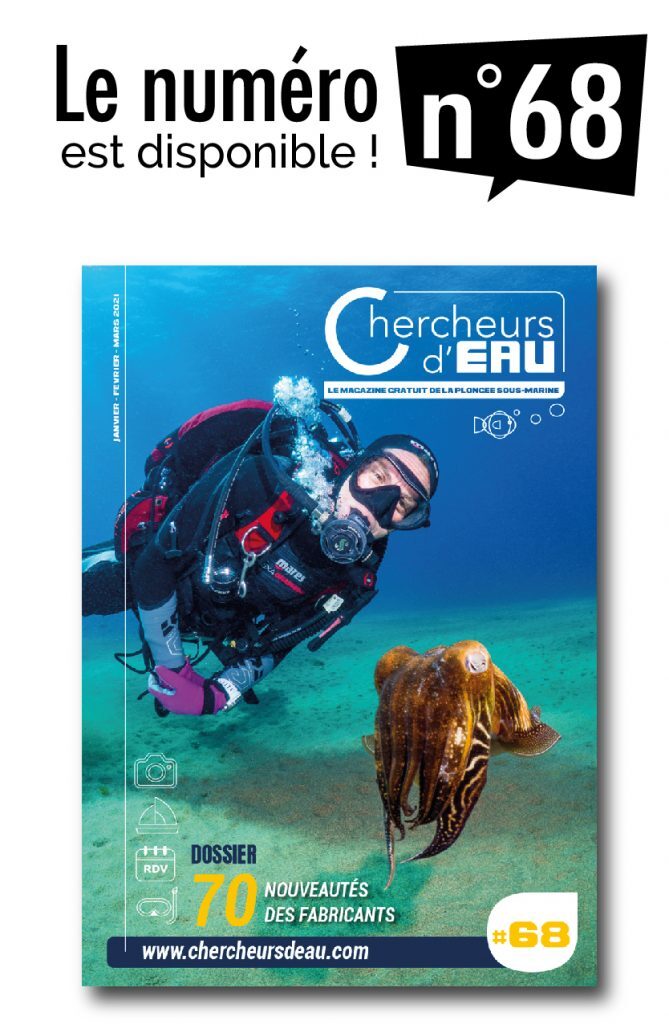 sortie du n68 magazine plongée Chercheurs d'eau