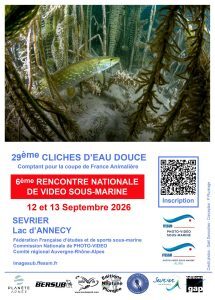 Compétition de photo sous-marine à Annecy