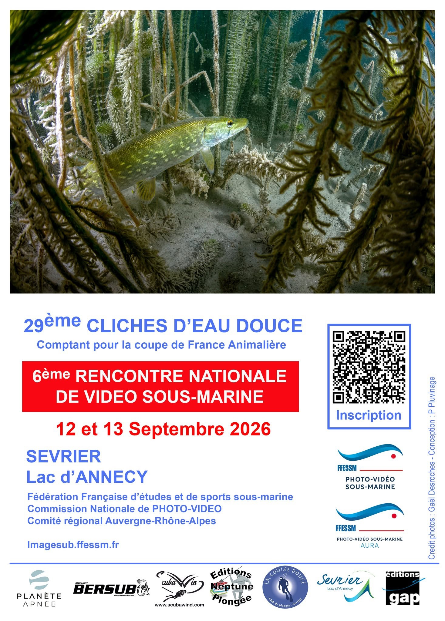 Compétition de photo sous-marine à Annecy