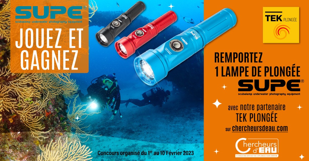 concours lampe de plongée SUPE