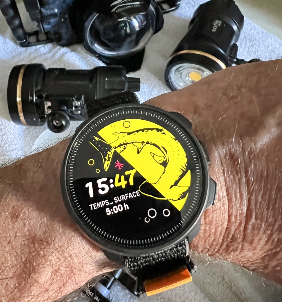 Montre Nautic S vue de face