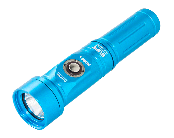 lampe de plongée bleu supe