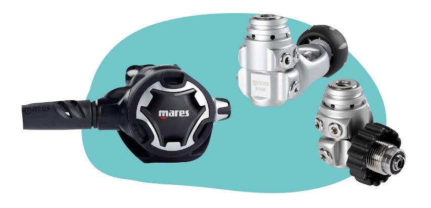 Détendeurs DUAL ADJ 62X léger et compact Mares