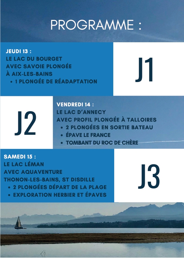 plaquette 3 jours 3 lacs programme