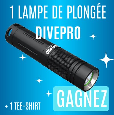 lampe de plongée à gagner