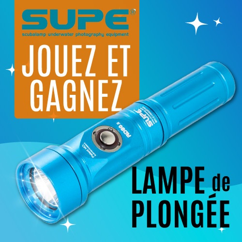 Jeu lampe de plongee SUPE