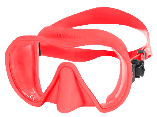 masque de plongée corail